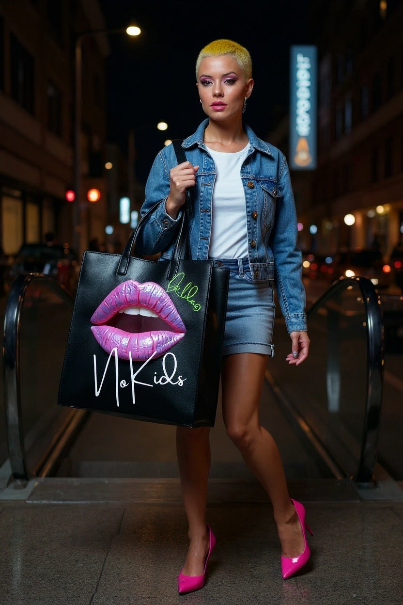 Pre Order : 3D Lip bags by Lai Ldn