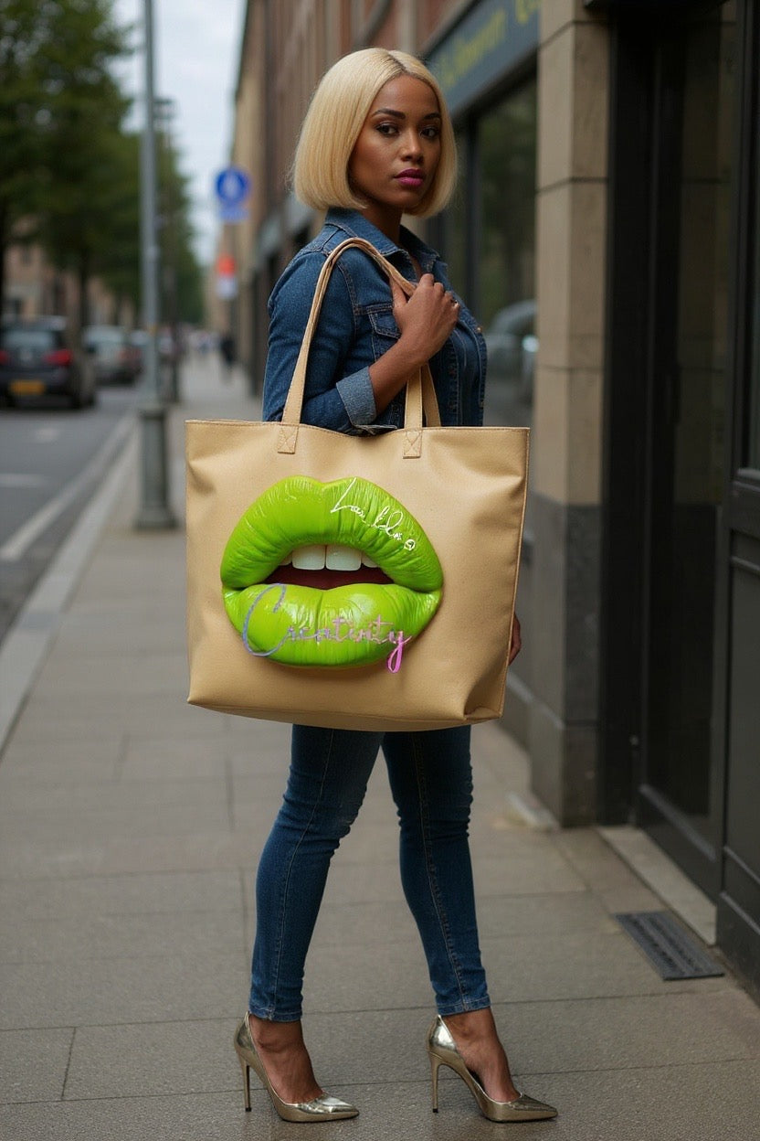 Pre Order 3D Lips Tote Bags by Lai Ldn Ltd edition 2025 A/W
