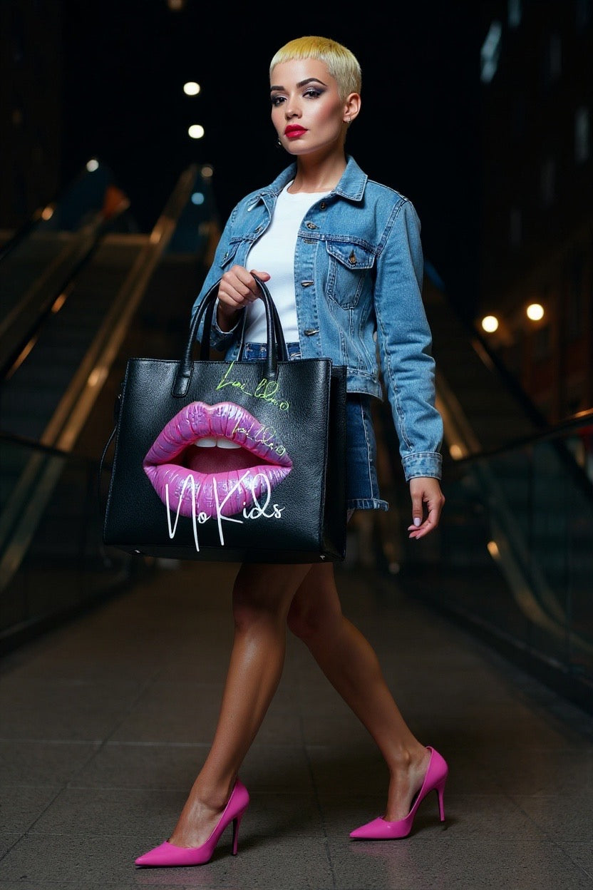 Pre Order : 3D Lip bags by Lai Ldn