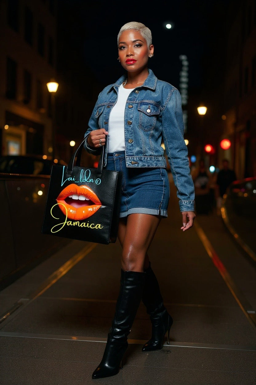 Pre Order : 3D Lip bags by Lai Ldn