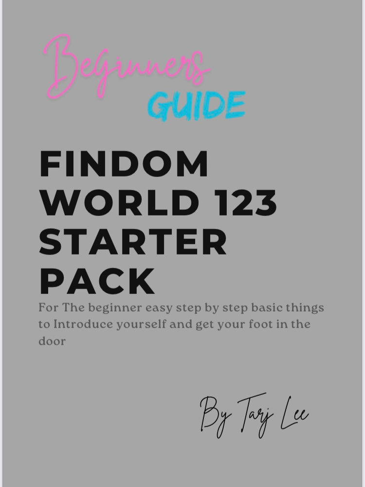 Beginner’s Guide : Findom world 123 Starter Pack
