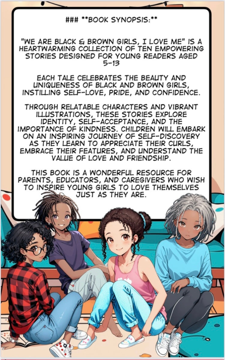 We are Black and Brown Girls I love Me