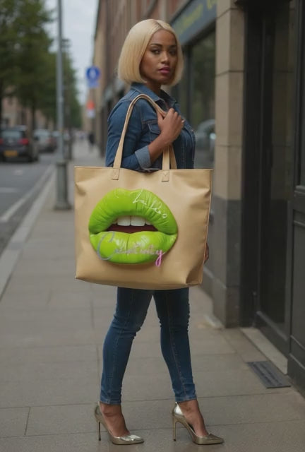 Pre Order 3D Lips Tote Bags by Lai Ldn Ltd edition 2025 A/W