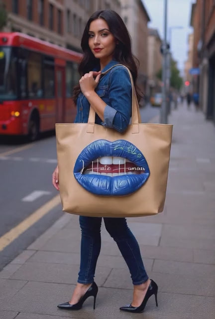 Pre Order 3D Lips Tote Bags by Lai Ldn Ltd edition 2025 A/W